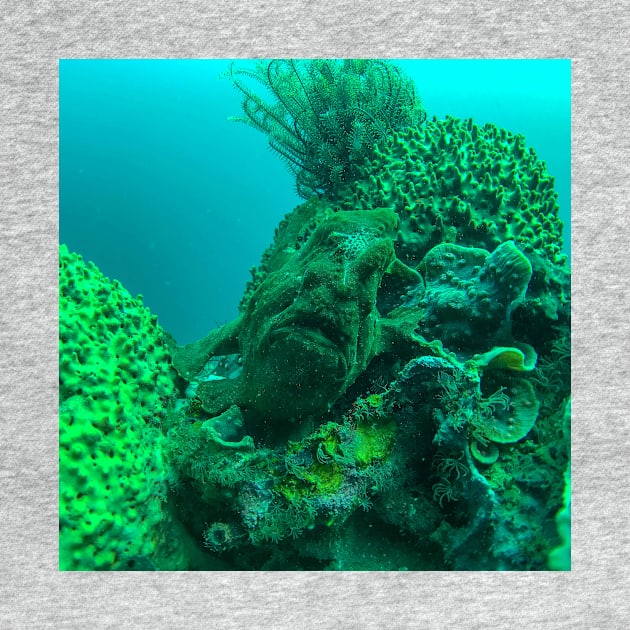 Giant Green Frogfish by likbatonboot